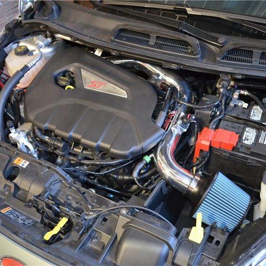 Injen 14 Ford Fiesta ST 1.6L Turbo 4Cyl Polished Short Ram Intake w/MR Tech-Cold Air Intakes-Injen-INJSP9016P-SMINKpower Performance Parts
