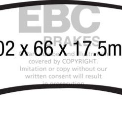 EBC 15+ Cadillac Escalade Ext/Esv 6.2 2WD Yellowstuff Front Brake Pads-Brake Pads - Performance-EBC-EBCDP41885R-SMINKpower Performance Parts