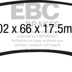 EBC 15+ Cadillac Escalade Ext/Esv 6.2 2WD Greenstuff Front Brake Pads-Brake Pads - Performance-EBC-EBCDP61885-SMINKpower Performance Parts