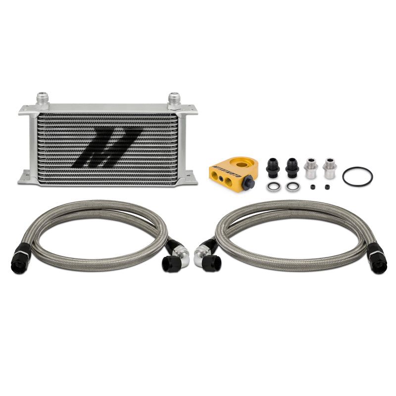 Mishimoto Universal 19 Row Thermostatic Oil Cooler Kit-Oil Coolers-Mishimoto-MISMMOC-ULT-SMINKpower Performance Parts