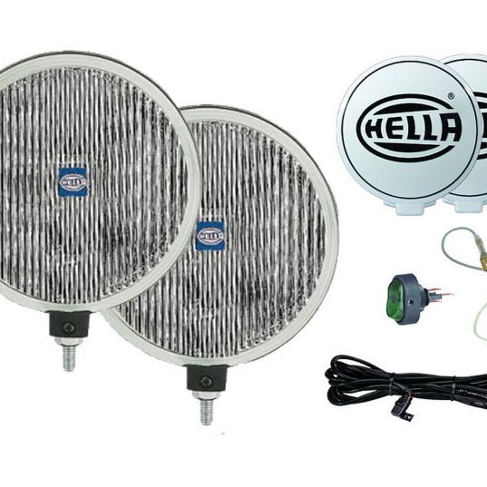 Hella 500 Series 12V H3 Fog Lamp Kit-Fog Lights-Hella-HELLA005750971-SMINKpower Performance Parts