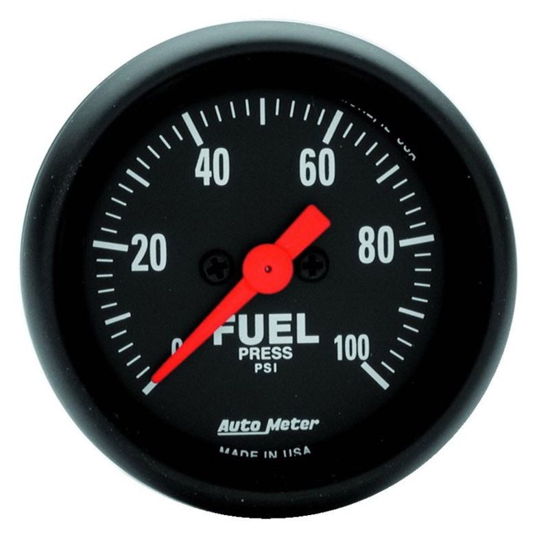 Autometer FSE 52.4mm 0-100 PSI w/o Peak & Valley Fuel Press Gauge - autometer-fse-52-4mm-0-100-psi-w-o-peak-valley-fuel-press-gauge