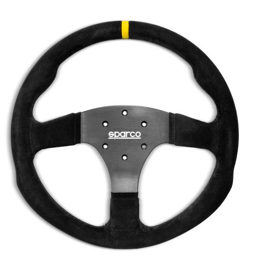 Sparco Steering Wheel R350B Suede w/ Button - SMINKpower Performance Parts SPA015R350PSO SPARCO