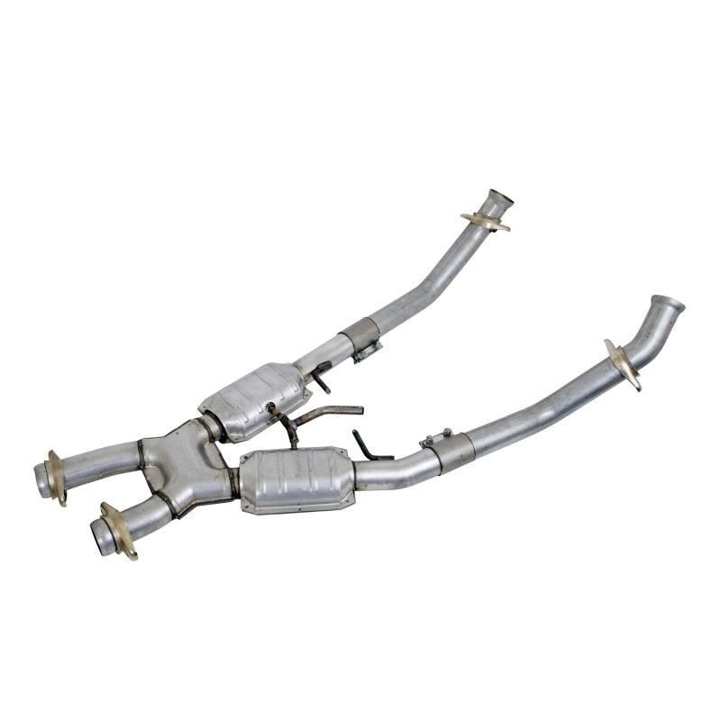 BBK 94-95 Mustang 5.0 High Flow X Pipe With Catalytic Converters - 2-1/2 - bbk-94-95-mustang-5-0-high-flow-x-pipe-with-catalytic-converters-2-1-2