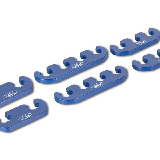 Ford Racing Wire Dividers 4 to 3 to 2 - Blue w/ White Ford Logo - SMINKpower Performance Parts FRP302-637 Ford Racing