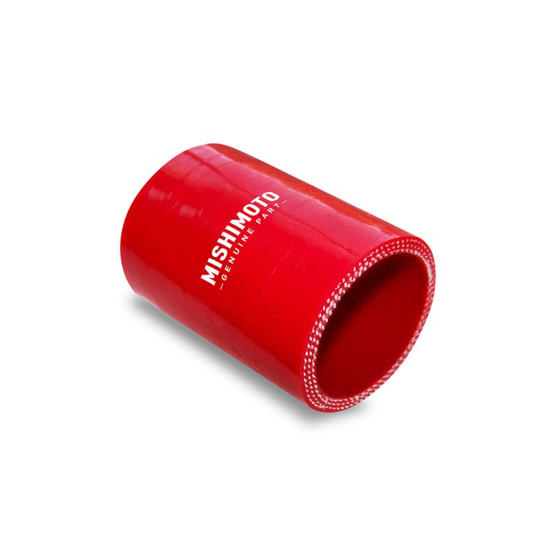 Mishimoto 3.5 Inch Straight Coupler - Red-Silicone Couplers & Hoses-Mishimoto-MISMMCP-35SRD-SMINKpower Performance Parts