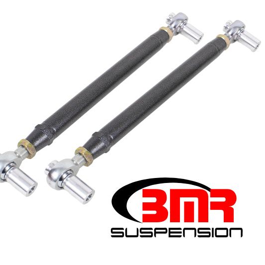 BMR 79-98 Fox Mustang Chrome Moly Lower Control Arms w/ Double Adj. Rod Ends - Black Hammertone - SMINKpower Performance Parts BMRMTCA052H BMR Suspension