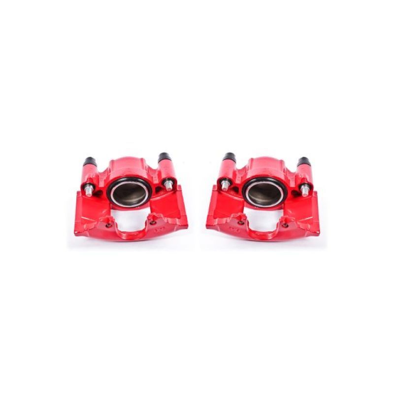 Power Stop 90-93 Cadillac Commercial Chassis Front Red Calipers w/o Brackets - Pair - SMINKpower Performance Parts PSBS4299 PowerStop