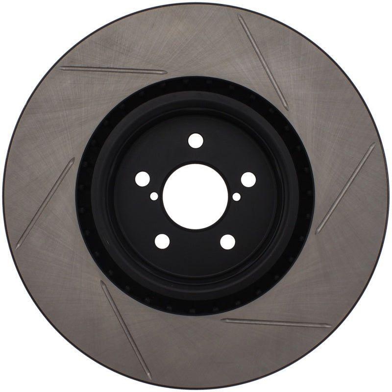 StopTech Power Slot 04 STi Front Right SportStop Slotted Rotor-Brake Rotors - Slotted-Stoptech-STO126.47019SR-SMINKpower Performance Parts