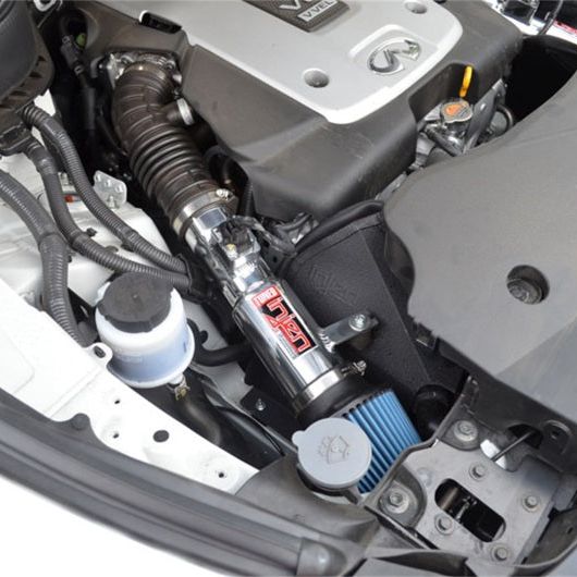 Injen 13 Infiniti FX37 3.7L V6 Twin Polished Short Ram Intake w/MR Tech-Cold Air Intakes-Injen-INJSP1911P-SMINKpower Performance Parts