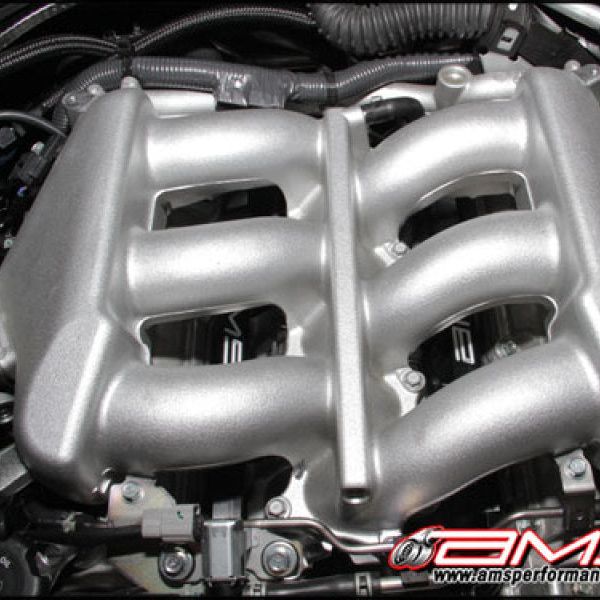 AMS Performance 2009+ Nissan GT-R R35 Alpha Fuel Rail Kit w/Regulator - Black - SMINKpower Performance Parts AMSALP.07.07.0002-1 AMS