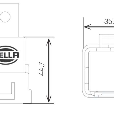 Hella Relay 12V 20/40A Spdt Res Wthr Bkt - SMINKpower Performance Parts HELLA007794301 Hella