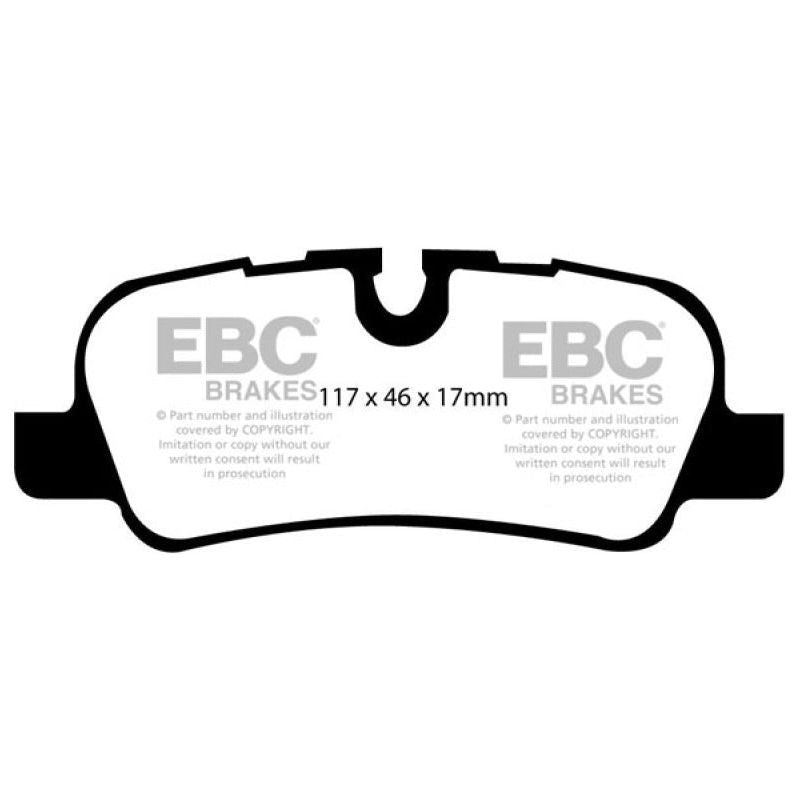 EBC 05-10 Land Rover LR3 4.4 Yellowstuff Rear Brake Pads-Brake Pads - Performance-EBC-EBCDP41542R-SMINKpower Performance Parts