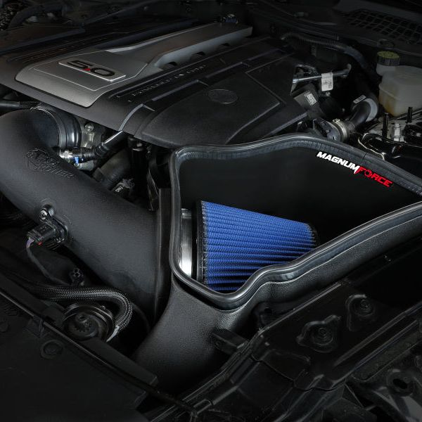 AFe Magnum FORCE Stage-2 Cold Air Intake System w/Pro Dry S Media 18-19 Ford Mustang - SMINKpower Performance Parts AFE54-13039R aFe