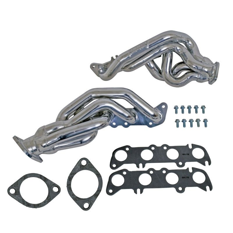 BBK 11-14 Mustang GT Shorty Tuned Length Exhaust Headers - 1-5/8 Silver Ceramic-Headers & Manifolds-BBK-BBK16320-SMINKpower Performance Parts