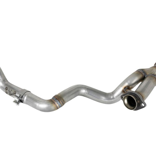 aFe POWER Twisted Steel Y-Pipe 2-1/4in 409 SS Exhaust System 2018 Jeep Wrangler (JL) V6-3.6L - SMINKpower Performance Parts AFE48-48026 aFe