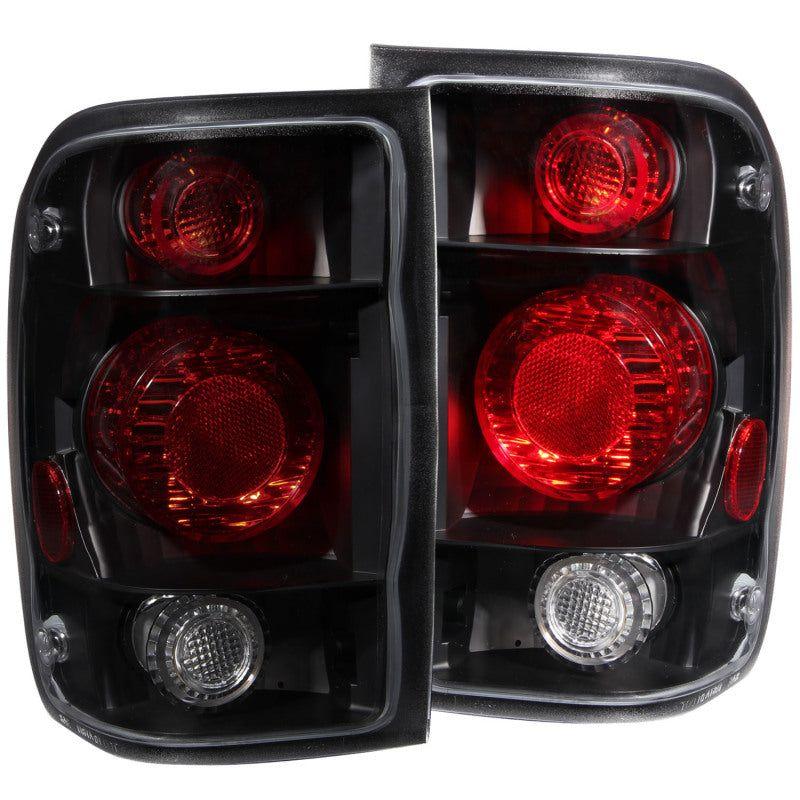 ANZO 1998-2000 Ford Ranger Taillights Dark Smoke G2-Tail Lights-ANZO-ANZ211178-SMINKpower Performance Parts