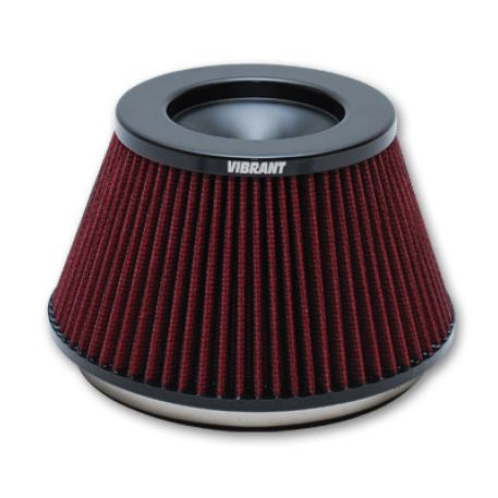 Vibrant The Classic Perf Air Filter 5in OD Conex3-5/8in Tallx6in ID Bellmouth VelocityStack10950-52-Air Filters - Universal Fit-Vibrant-VIB10960-SMINKpower Performance Parts