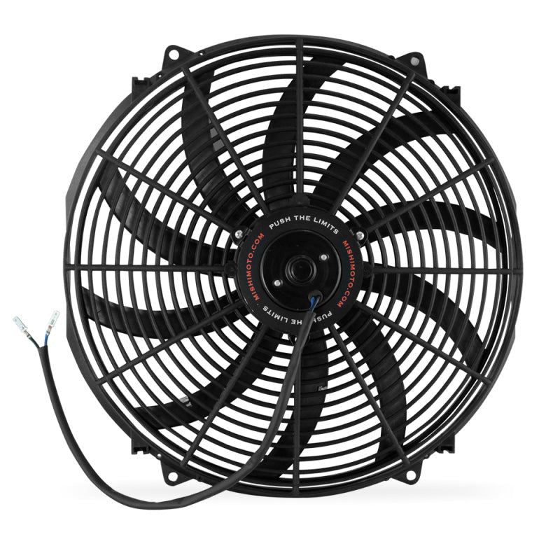 Mishimoto 16 Inch Curved Blade Electrical Fan-Fans & Shrouds-Mishimoto-MISMMFAN-16C-SMINKpower Performance Parts