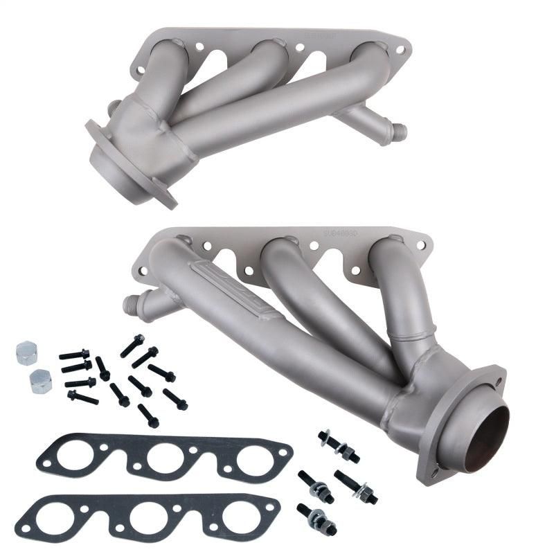 BBK 99-04 Ford Mustang V6 Shorty Tuned Length Exhaust Headers - 1-5/8 Titanium Ceramic - SMINKpower Performance Parts BBK4008 BBK