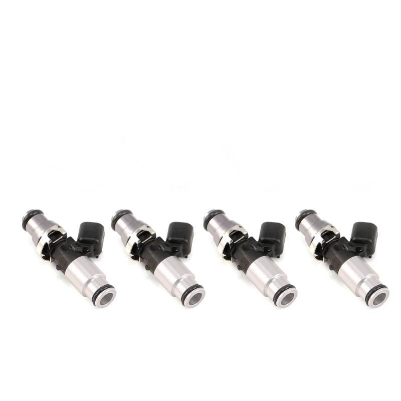 Injector Dynamics ID1300X Injectors- 14mm Top Adapter (Grey) - 14mm (Silver) Lower O-Ring - Set Of 4 - SMINKpower Performance Parts IDX1300.60.14.14B.4 Injector Dynamics