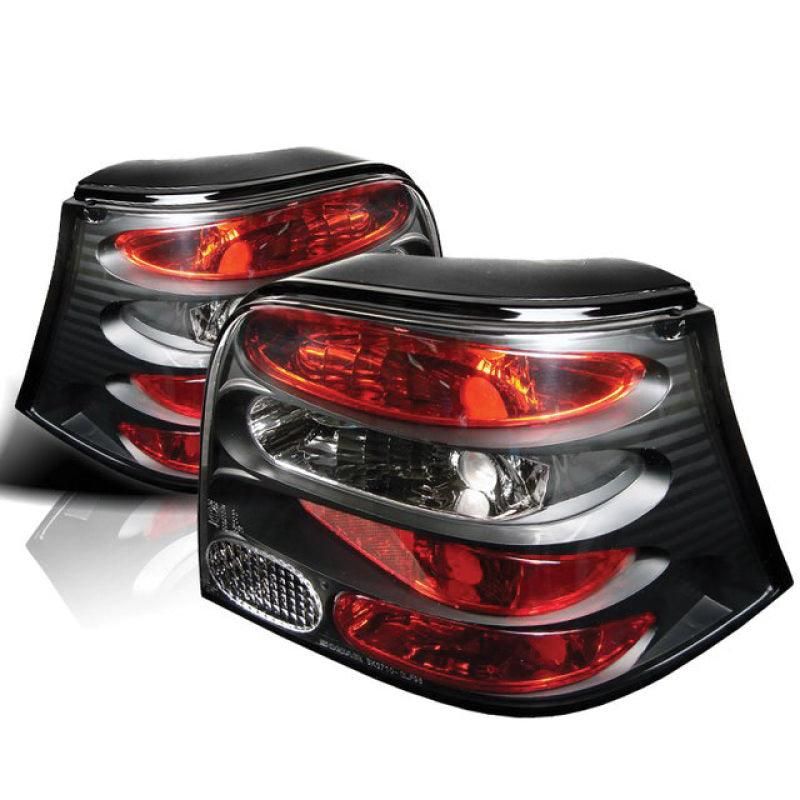Spyder Volkswagen Golf 99-04 Euro Style Tail Lights Black ALT-YD-VG99-BK - SMINKpower Performance Parts SPY5008343 SPYDER