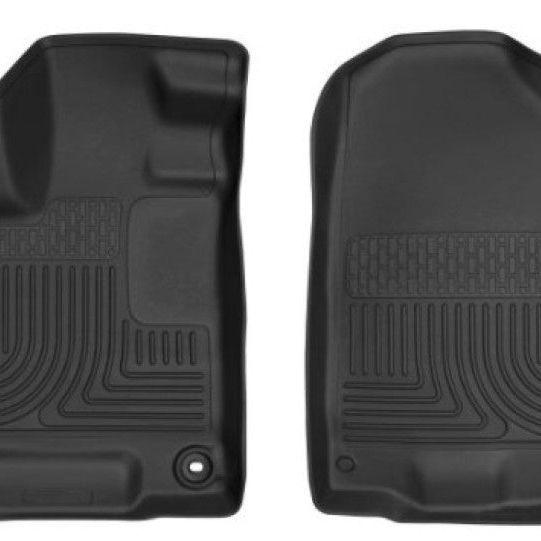 Husky Liners 19-21 Honda Passport / 16-21 Honda Pilot X-act Contour Series Front Floor Liners Black - SMINKpower Performance Parts HSL55491 Husky Liners