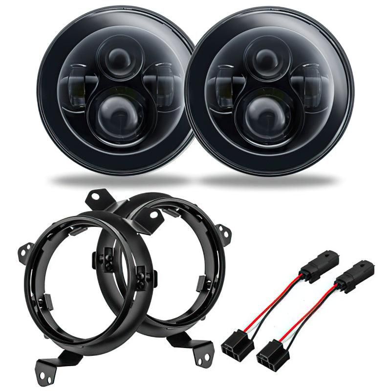 Oracle Jeep Wrangler JL/Gladiator JT 7in. High Powered LED Headlights (Pair) - No Halo - SMINKpower Performance Parts ORL5769J-504 ORACLE Lighting