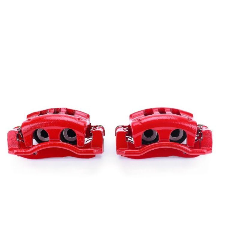 Power Stop 03-11 Ford Crown Victoria Front Red Calipers w/Brackets - Pair-Brake Calipers - Perf-PowerStop-PSBS4840-SMINKpower Performance Parts