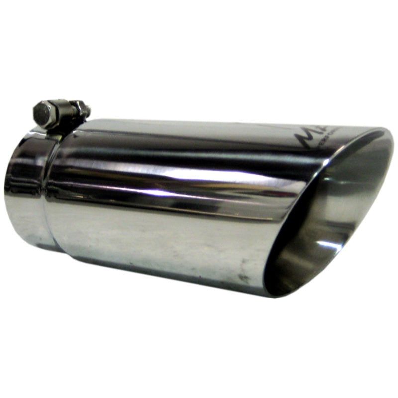 MBRP Universal Tip 3in O.D. Dual Wall Angled 4 inlet 10 length-Steel Tubing-MBRP-MBRPT5110-SMINKpower Performance Parts