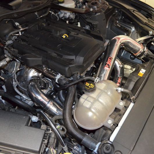 Injen 15-19 Ford Mustang 2.3L EcoBoost Aluminum Intercooler Piping Kit - Polished - SMINKpower Performance Parts INJSES9200ICP Injen