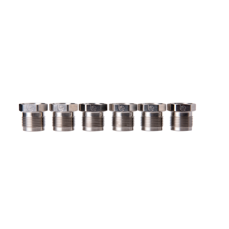 Fleece Performance 03-22 Dodge 2500/3500 5.9L/6.7L Stainless Steel Fuel Supply Tube Nuts - SMINKpower Performance Parts FPEFPE-CUMM-SSFTN Fleece Performance