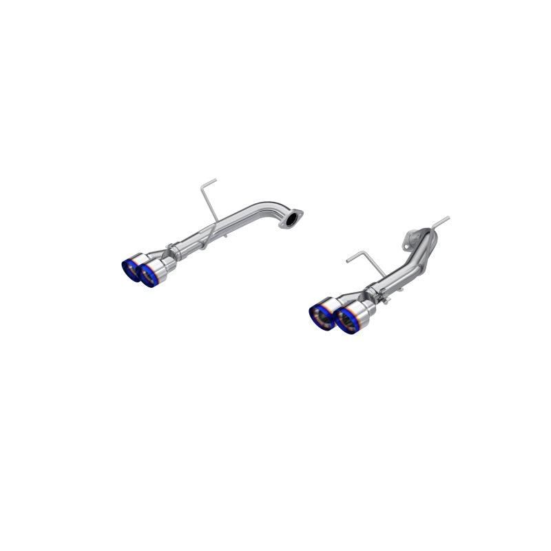 MBRP 2022 Subaru WRX 2.5in Dual Split Rear Exit w/ Quad BE Tips - T304 - SMINKpower Performance Parts MBRPS48103BE MBRP