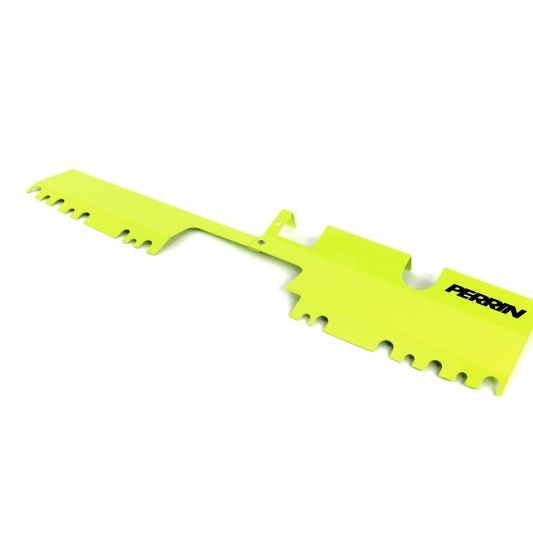 Perrin 15-21 WRX/STI Radiator Shroud (With OEM Intake Scoop) - Neon Yellow - SMINKpower Performance Parts PERPSP-ENG-512-4NY Perrin Performance