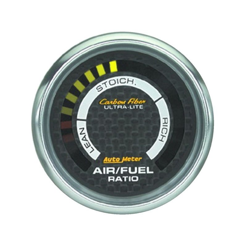 Autometer Carbon Fiber 52mm Electronic Air Fuel Gauge-Gauges-AutoMeter-ATM4775-SMINKpower Performance Parts