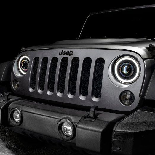 ORACLE Lighting 07-18 Jeep Wrangler JK Oculus 7in. Switchback Bi-LED Projector Headlights - SMINKpower Performance Parts ORL5876-023 ORACLE Lighting