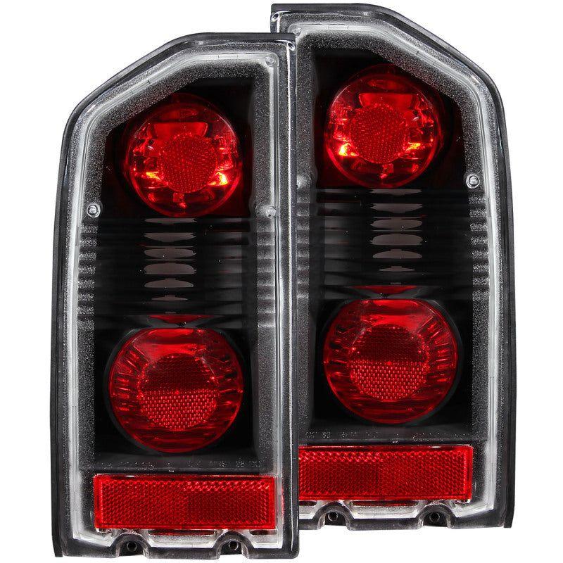 ANZO 1988-1998 Suzuki Vitara Taillights Black-Tail Lights-ANZO-ANZ211134-SMINKpower Performance Parts