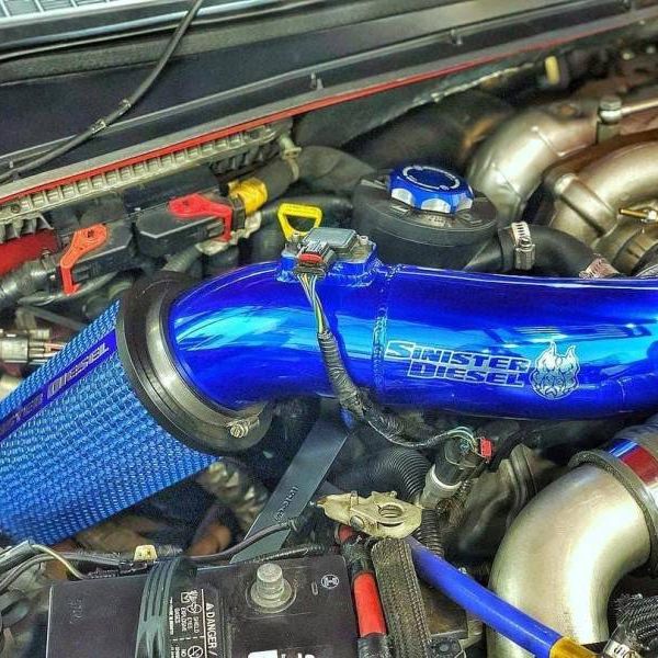 Sinister Diesel 08-10 Ford 6.4L Powerstroke Cold Air Intake-Cold Air Intakes-Sinister Diesel-SINSD-CAI-6.4-SMINKpower Performance Parts