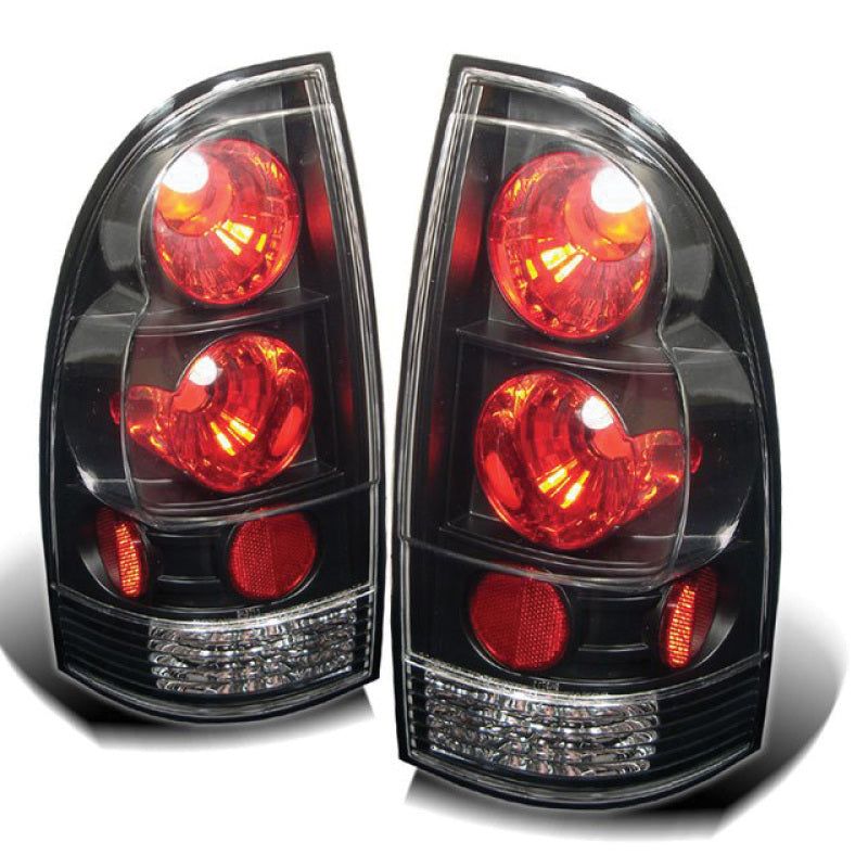 Spyder Toyota Tacoma 05-15 Euro Style Tail Lights Black ALT-YD-TT05-BK-Tail Lights-SPYDER-SPY5007896-SMINKpower Performance Parts