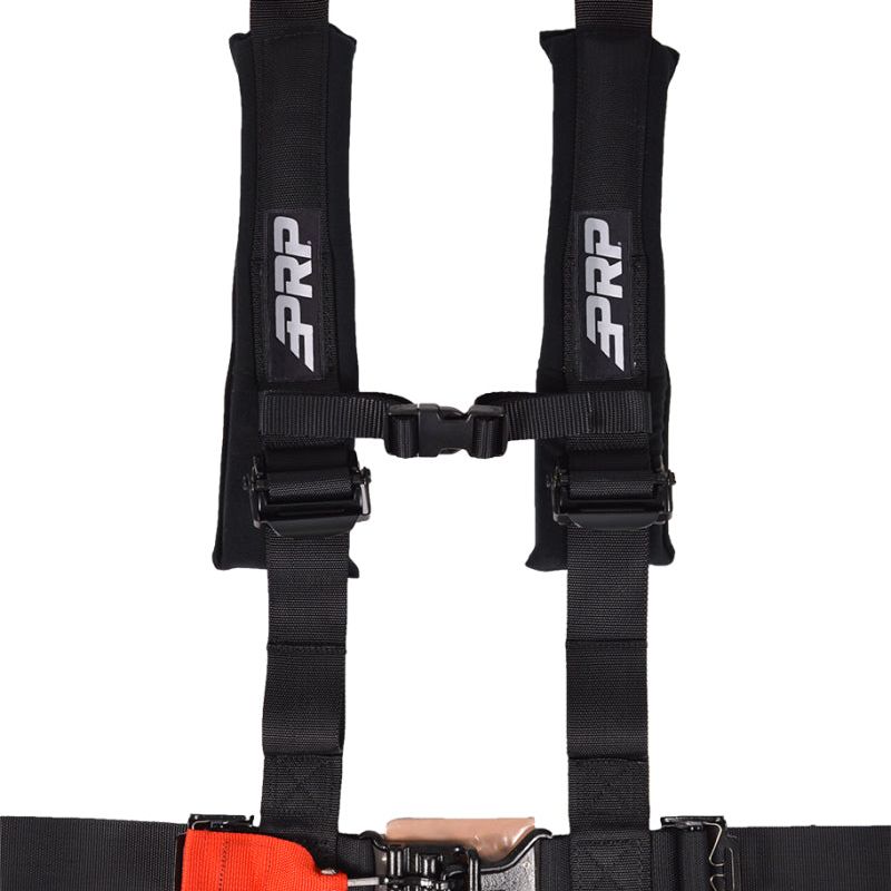 PRP 4.2 Harness with Latch / Link Lap Belt- Black - SMINKpower Performance Parts PRPSB4.2LL PRP Seats