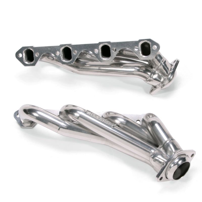 BBK 79-93 Mustang 5.0 Shorty Unequal Length Exhaust Headers - 1-5/8 Silver Ceramic-Headers & Manifolds-BBK-BBK15150-SMINKpower Performance Parts