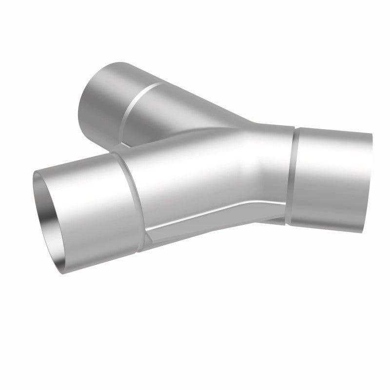 MagnaFlow Smooth Trans Y 2.50inch SS 70 deg.-Catalytic Converter Universal-Magnaflow-MAG10733-SMINKpower Performance Parts