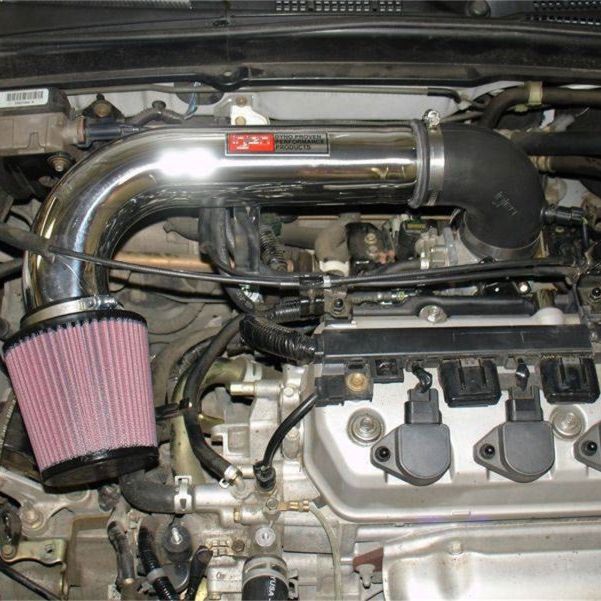 Injen 01-04 Civic Dx Lx Ex Hx Polished Short Ram Intake-Cold Air Intakes-Injen-INJIS1565P-SMINKpower Performance Parts