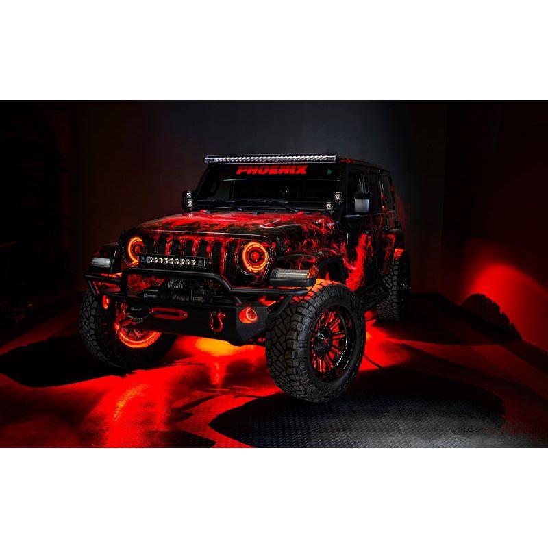 Oracle Jeep Wrangler JL/JT Sport High Performance W LED Fog Lights - ColorSHIFT w/o Controller - SMINKpower Performance Parts ORL5847-334 ORACLE Lighting