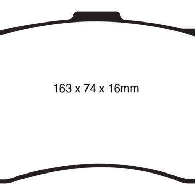 EBC 08-10 BMW 135 3.0 Twin Turbo Yellowstuff Front Brake Pads-Brake Pads - Performance-EBC-EBCDP41995R-SMINKpower Performance Parts