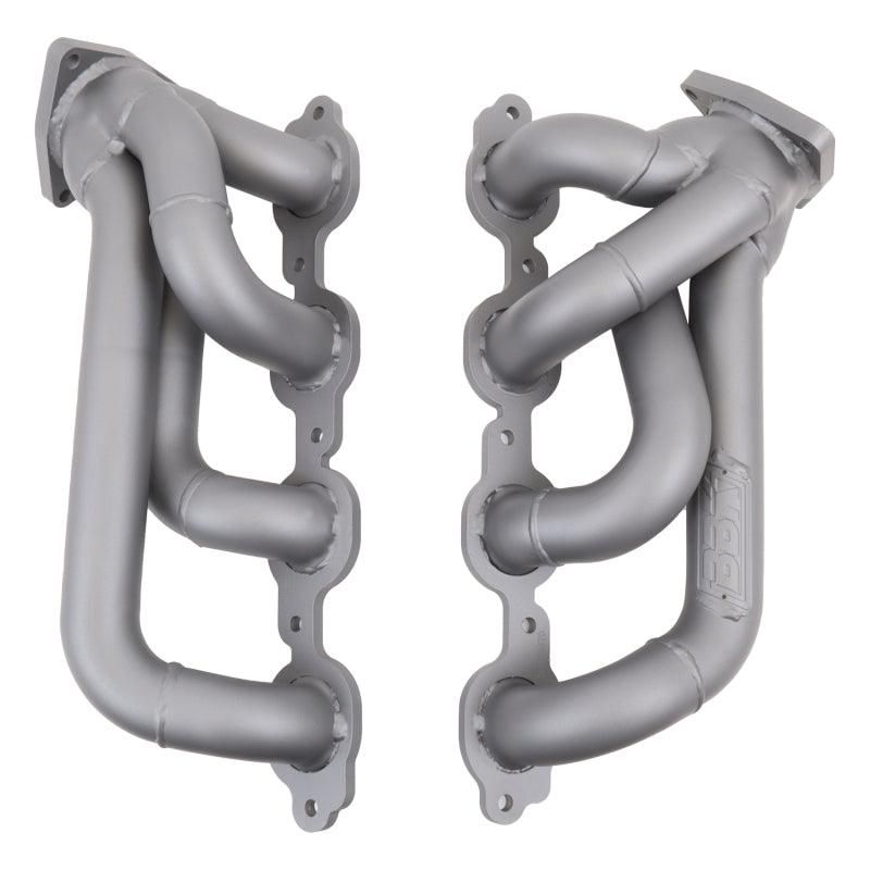 BBK 14-18 GM Truck 5.3/6.2 1 3/4in Shorty Tuned Length Headers - Titanium Ceramic - SMINKpower Performance Parts BBK4047 BBK