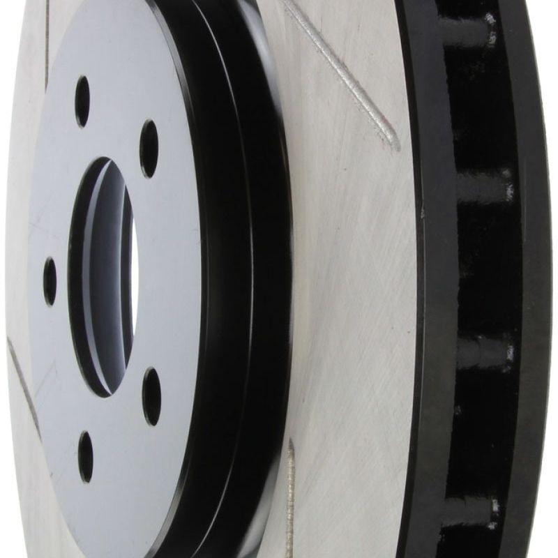 StopTech Power Slot 07-10 Ford Mustang Shelby Front Right Slotted Rotor-Brake Rotors - Slotted-Stoptech-STO126.61089SR-SMINKpower Performance Parts