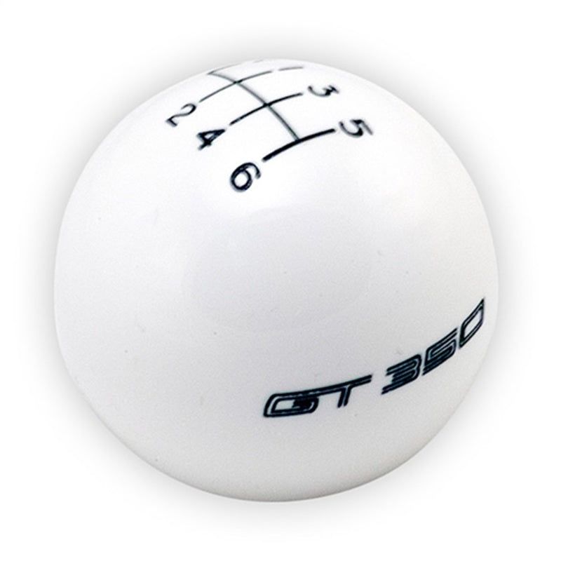Ford Performance GT350 Shift Knob 6-Speed - White-Shift Knobs-Ford Racing-FRPM-7213-M8SW-SMINKpower Performance Parts