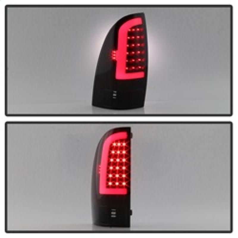 xTune 05-15 Toyota Tacoma (Excl LED Tail Lights) LED Tail Lights - Blk Smk (ALT-ON-TT05-LBLED-BSM) - SMINKpower Performance Parts SPY9038556 SPYDER