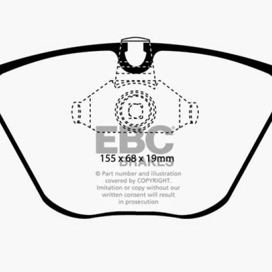 EBC 08-10 BMW M3 4.0 (E90) Bluestuff Front Brake Pads - SMINKpower Performance Parts EBCDP51449NDX EBC